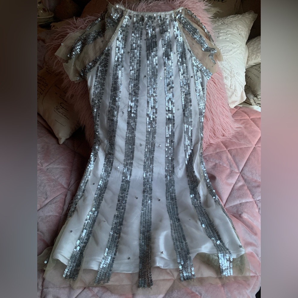Y2K sequined mini dress